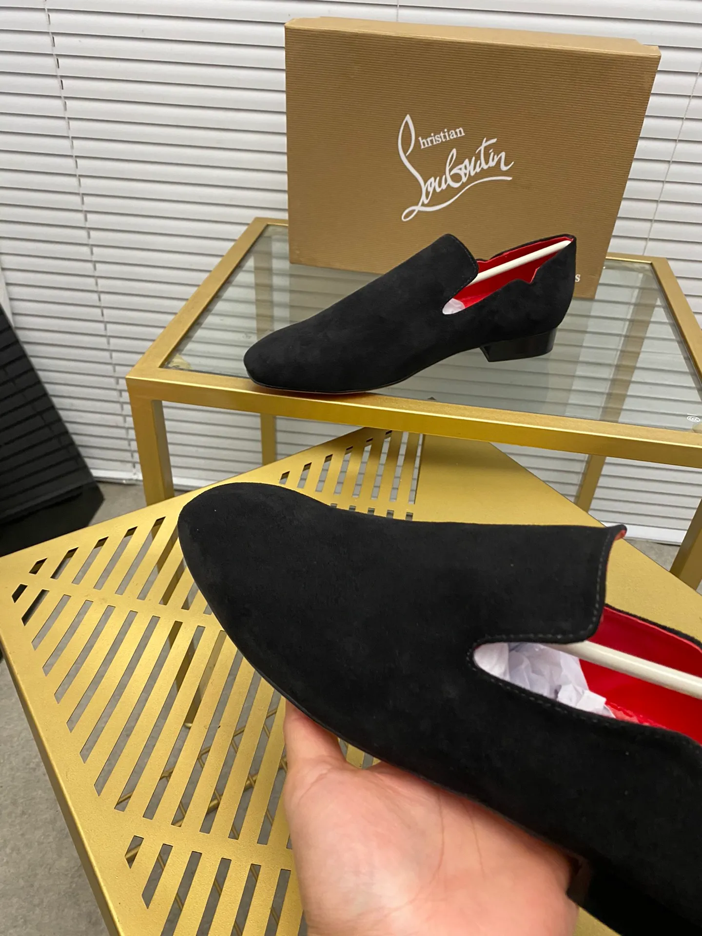 (Customized model) Ex-factory price is 500. christian louboutin (CL red sole shoes) counter series, casual sneakers for couples 📢 📢 📢 Exclusive hot style release 🎈🎈💪 Movable latex feet 👻 Finished outsole line [Proud] 😝Female 35-40# Male 38#-46, global supply😝 [Top version]: Original imported genuine leather upper, top original leather lining, original molded TPU outsole, original 1:1 detail processing, original shoe last,